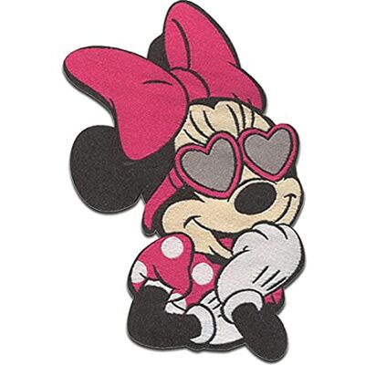 Disney Minnie Mouse Comic Bambini Toppe termoadesive Patch Toppa ricamate, misura: 8,3 x 4,7 cm Disney Minnie Mouse Comic Bambini Toppe termoadesive Patch Toppa ricamate, misura: 8,3 x 4,7 cm