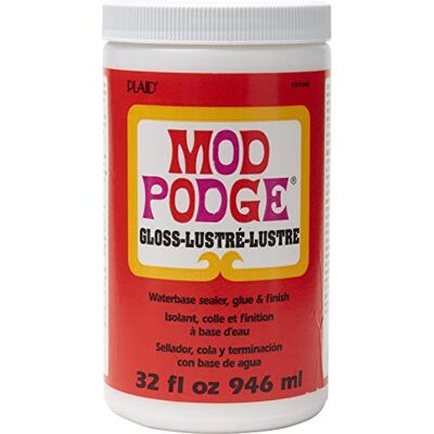 Mod Podge Colla Isolante per decoupage, Lucido, 946 ml Mod Podge Colla Isolante per decoupage, Lucido, 946 ml