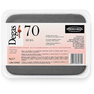 PROCHIMA , (Dura), Plastilina di Uso Professionale a Base di Cere, Ideale per Realizzare Modelli e Sculture, Non Deforma, Non Screpola e Non Ritira, Versatile e Facile da Usare, 700 gr PROCHIMA , (Dura), Plastilina di Uso Professionale a Base di Cere, Ideale per Realizzare Modelli e Sculture, Non Deforma, Non Screpola e Non Ritira, Versatile e Facile da Usare, 700 gr