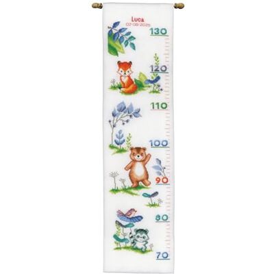 Vervaco Kit Punto Croce Contato ANIMALI Tabella Di Crescita Decorativi Per Pareti ca. 18 x 70 cm Set Fai Da Te Creativo Adulti Ricamo Casa Decor Kit Per Hobby Cross Stitch Embroidery Vervaco Kit Punto Croce Contato ANIMALI Tabella Di Crescita Decorativi Per Pareti ca. 18 x 70 cm Set Fai Da Te Creativo Adulti Ricamo Casa Decor Kit Per Hobby Cross Stitch Embroidery
