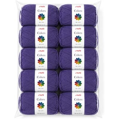Stafil Colors Set da 10 Gomitoli Colore parma – 10 Gomitoli da 50 g (500 g Totali) – Lana Acrilica per Uncinetto, Maglia, Amigurumi, Crochet e Lavori Creativi Stafil Colors Set da 10 Gomitoli Colore parma – 10 Gomitoli da 50 g (500 g Totali) – Lana Acrilica per Uncinetto, Maglia, Amigurumi, Crochet e Lavori Creativi