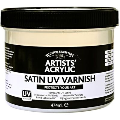 Winsor & Newton WN Additivo Artists Acrilico 474ml Vernice Satinata UV Winsor & Newton WN Additivo Artists Acrilico 474ml Vernice Satinata UV