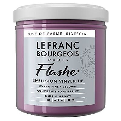 Lefranc Bourgeois LB ACRILICO FLASHE 125ML ROSA DE PARMA IRIDISCENTE Lefranc Bourgeois LB ACRILICO FLASHE 125ML ROSA DE PARMA IRIDISCENTE