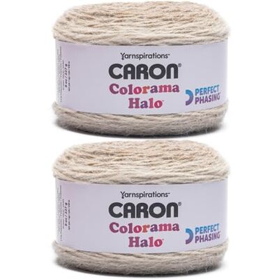Bernat Caron Colorama Halo Gomitolo di filato da 227 g, colore: noce moscata Bernat Caron Colorama Halo Gomitolo di filato da 227 g, colore: noce moscata