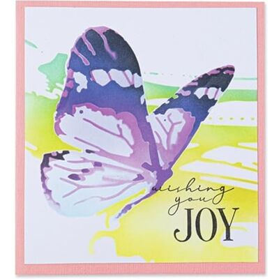 Sizzix Stencil a strati 4PK-Hummingbird by Olivia Rose, 665262, Multicolore Sizzix Stencil a strati 4PK-Hummingbird by Olivia Rose, 665262, Multicolore