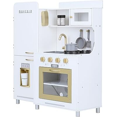 Teamson Kids Mayfair Kids Cucina in Legno e 11 Accessori Bianchi Teamson Kids Mayfair Kids Cucina in Legno e 11 Accessori Bianchi