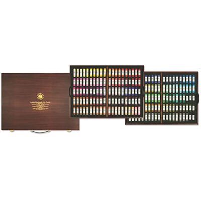Mungyo MPHM-200W Gallery Artists' Handmade Soft Pastels, set di 200 pastelli in scatola di legno, qualità artistica arrotolati a mano, consistenza morbida Mungyo MPHM-200W Gallery Artists' Handmade Soft Pastels, set di 200 pastelli in scatola di legno, qualità artistica arrotolati a mano, consistenza morbida