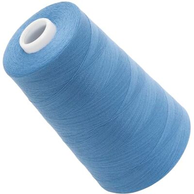 Aerzetix C72659 Bobina cono di filo per cucire 120 (40/2) 4000 m in poliestere colore blu cenere chiaro sartoria merceria corda cordone cucito abbigliamento pelletteria Aerzetix C72659 Bobina cono di filo per cucire 120 (40/2) 4000 m in poliestere colore blu cenere chiaro sartoria merceria corda cordone cucito abbigliamento pelletteria