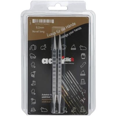 Addi Click Novel Long Punte Intercambiabili Quadrate 8.00mm 1 unità Addi Click Novel Long Punte Intercambiabili Quadrate 8.00mm 1 unità
