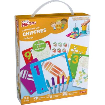 Lansay MY FIRST BLOPENS Imparo i Numeri Cofanetto educativo per imparare a contare, riconoscere e tracciare i numeri da 1 a 10 Attività creativa bambini dai 3 anni Lansay MY FIRST BLOPENS Imparo i Numeri Cofanetto educativo per imparare a contare, riconoscere e tracciare i numeri da 1 a 10 Attività creativa bambini dai 3 anni