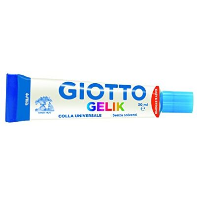 Giotto – Colla universale in tubo di 30 ml gelik- lavabile con acqua, ideale per carta, foto, cartoncino Giotto – Colla universale in tubo di 30 ml gelik- lavabile con acqua, ideale per carta, foto, cartoncino