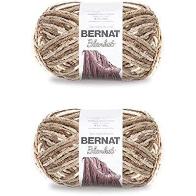 Bernat Coperta Sonoma Filati – 2 confezioni da 300 g/10,5 oz – 6 super ingombranti – 220 m – lavoro a maglia/uncinetto Bernat Coperta Sonoma Filati – 2 confezioni da 300 g/10,5 oz – 6 super ingombranti – 220 m – lavoro a maglia/uncinetto