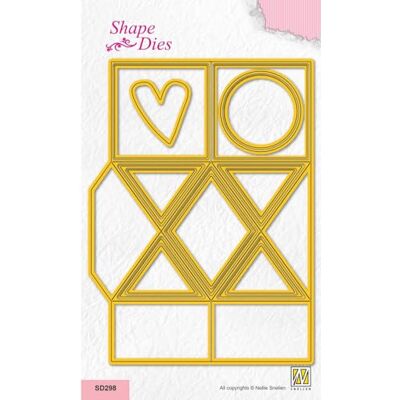 Nellie's Choice Fustella Triangolo, 11.3 x 15.3 cm, Wrapping Die per Scatole, Gift Boxes, Regali di Natale, DIY, Giallo, 113 x 153mm Nellie's Choice Fustella Triangolo, 11.3 x 15.3 cm, Wrapping Die per Scatole, Gift Boxes, Regali di Natale, DIY, Giallo, 113 x 153mm