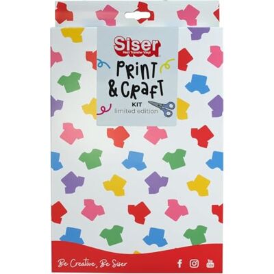 SISER Busta Print & Craft Kit per Stampare e Trasferire Foto, immagini multicolore su Tessuti, Include 10 fogli di EasyColor DTV e 2 Fogli di Apllication Mask Riutilizzabile SISER Busta Print & Craft Kit per Stampare e Trasferire Foto, immagini multicolore su Tessuti, Include 10 fogli di EasyColor DTV e 2 Fogli di Apllication Mask Riutilizzabile