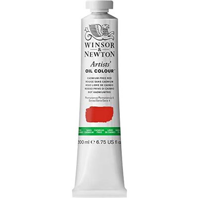 Winsor & Newton WN Olio Artists Oil Colour 200ml Rosso senza cadmio Winsor & Newton WN Olio Artists Oil Colour 200ml Rosso senza cadmio
