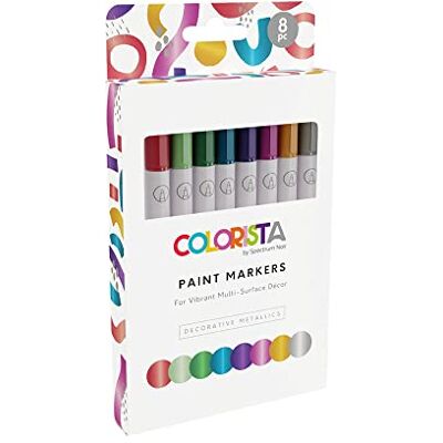 Spectrum Noir - Colorista - Metallici Decorativi - Pack 8 - Marker Spectrum Noir - Colorista - Metallici Decorativi - Pack 8 - Marker