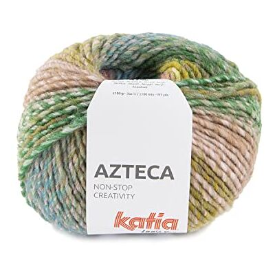 Katıa Azteca lana di gomitoli da 100 grammi e 180 metri. (Rosa Blu Senape (7888)) Katıa Azteca lana di gomitoli da 100 grammi e 180 metri. (Rosa Blu Senape (7888))