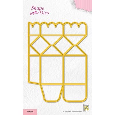 Nellie's Choice Fustella Cuore, 10.2 x 13.9 cm, Wrapping Die per Scatole, Gift Boxes, Regali di Natale, DIY, Giallo, 102 x 139mm Nellie's Choice Fustella Cuore, 10.2 x 13.9 cm, Wrapping Die per Scatole, Gift Boxes, Regali di Natale, DIY, Giallo, 102 x 139mm