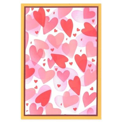 Sizzix Stencil a strati, motivo: Mark Making Hearts, One size Sizzix Stencil a strati, motivo: Mark Making Hearts, One size