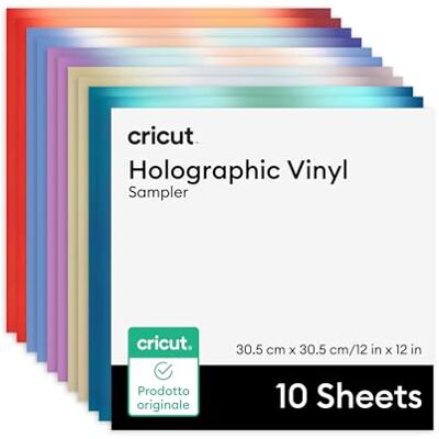 Cricut Mythical, vinile olografico permanente, 30,5 cm x 30,5 cm (12" x 12") Cricut Mythical, vinile olografico permanente, 30,5 cm x 30,5 cm (12" x 12")