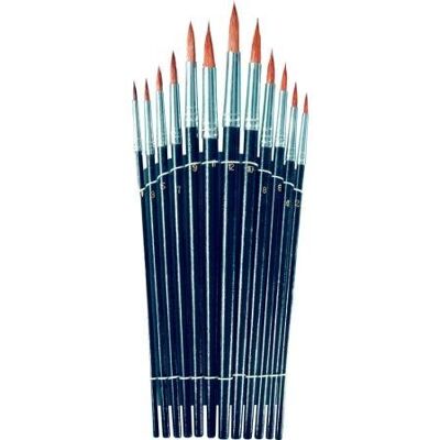 Glorex Assortimento di pennelli, 12 pezzi Glorex Assortimento di pennelli, 12 pezzi