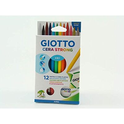 Fila GIOTTO COLORI A CERA STRONG 12pz 281800 Fila GIOTTO COLORI A CERA STRONG 12pz 281800