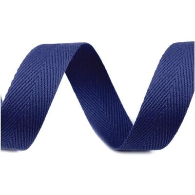 cyclingcolors Nastro in twill di cotone larghezza 20mm x lunghezza 50m, blu cyclingcolors Nastro in twill di cotone larghezza 20mm x lunghezza 50m, blu