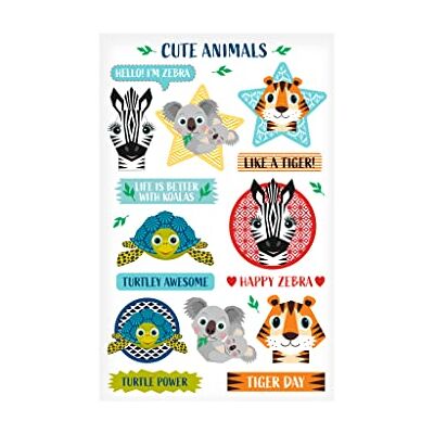 herlitz 50040261 Adesivi Cute Animals, FSC, 10 x 3 fogli herlitz 50040261 Adesivi Cute Animals, FSC, 10 x 3 fogli