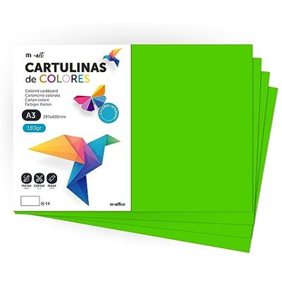 M-Office - A4 180g - Verde - 50 fogli - Carta colorata M-Office - A4 180g - Verde - 50 fogli - Carta colorata