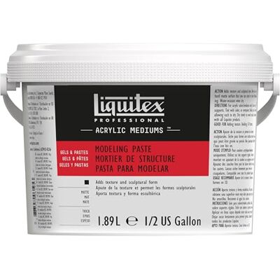 Liquitex Professional Pasta modellabile per colori acrilici per strutture più grandi, sculture o rilievi di base Flacone da 1,89 litri Liquitex Professional Pasta modellabile per colori acrilici per strutture più grandi, sculture o rilievi di base Flacone da 1,89 litri