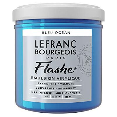 Colori acrilici Lefranc - Blu oceano - 125ml - Colori acrilici Colori acrilici Lefranc - Blu oceano - 125ml - Colori acrilici