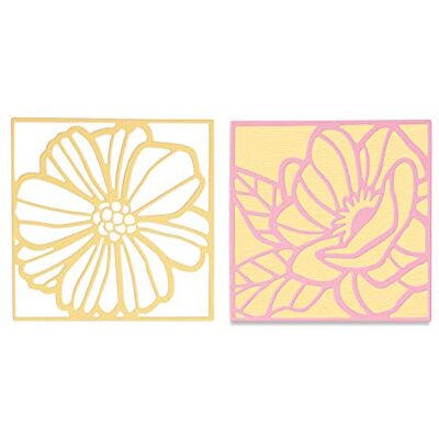 Sizzix Set di fustelle Thinlits, 3 pezzi, motivo floreale Sizzix Set di fustelle Thinlits, 3 pezzi, motivo floreale
