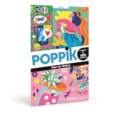 POPPIK Poster a mosaico con adesivi rimovibili, set di adesivi per fai da te, per bambini a partire dagli 8 anni, 50 x 70 cm POPPIK Poster a mosaico con adesivi rimovibili, set di adesivi per fai da te, per bambini a partire dagli 8 anni, 50 x 70 cm
