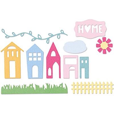 Sizzix Thinlits Die Set 12PK Shadowbox Elements di Eileen Hull Capitolo 2 2022, Multicolor, One Size Sizzix Thinlits Die Set 12PK Shadowbox Elements di Eileen Hull Capitolo 2 2022, Multicolor, One Size