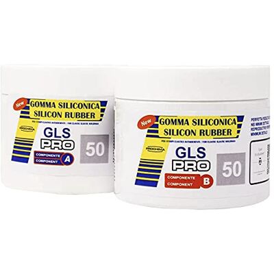 PROCHIMA Gomma Siliconiche Gls-PRO 50 A+B, Grigio, 1 KG PROCHIMA Gomma Siliconiche Gls-PRO 50 A+B, Grigio, 1 KG