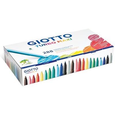 Giotto 5224 00 Turbo Maxi Pennarelli Assortiti Giotto 5224 00 Turbo Maxi Pennarelli Assortiti