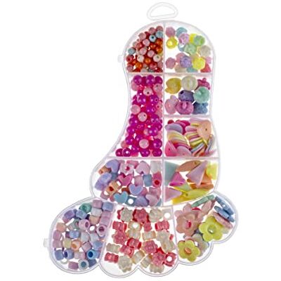 Glorex Set di Perline per Gioielli, 445 Pezzi, Colori Assortiti, Adatto per Creare Gioielli, Braccialetti, collane, Accessori e Decorazioni Glorex Set di Perline per Gioielli, 445 Pezzi, Colori Assortiti, Adatto per Creare Gioielli, Braccialetti, collane, Accessori e Decorazioni