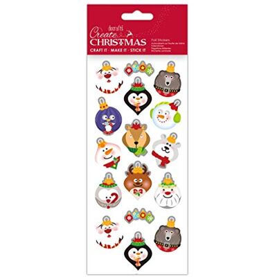 Papermania Crea adesivi natalizi, multicolore, taglia unica Papermania Crea adesivi natalizi, multicolore, taglia unica