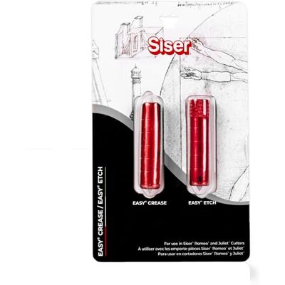 SISER Easy Crease / Easy Etch Tools, Punta di Incisione per Metallo e Cordonatura per Cartoncino, Compatibile con Plotter SISER Easy Crease / Easy Etch Tools, Punta di Incisione per Metallo e Cordonatura per Cartoncino, Compatibile con Plotter