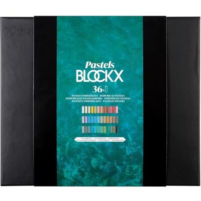 Honsell BLOCKX 12936ABXC, cofanetto pastelli secchi da 36 colori, Classico Honsell BLOCKX 12936ABXC, cofanetto pastelli secchi da 36 colori, Classico