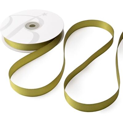 BARATTI Nastro Doppio Raso 10mm X 50 Metri per Artigianato, Natale, Decorazioni, Adatto Per confezionare Regali, Feste di Compleanno, Matrimoni, Bomboniere (Verde Muschio) BARATTI Nastro Doppio Raso 10mm X 50 Metri per Artigianato, Natale, Decorazioni, Adatto Per confezionare Regali, Feste di Compleanno, Matrimoni, Bomboniere (Verde Muschio)