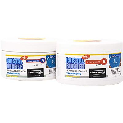 PROCHIMA Gomma Siliconiche Cristal Rubber1:1 A+B, 500 gr PROCHIMA Gomma Siliconiche Cristal Rubber1:1 A+B, 500 gr