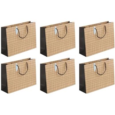 Eurowrap Pack 6 sacchetti regalo per adulti 37,3x11,8x27 Eurowrap Pack 6 sacchetti regalo per adulti 37,3x11,8x27