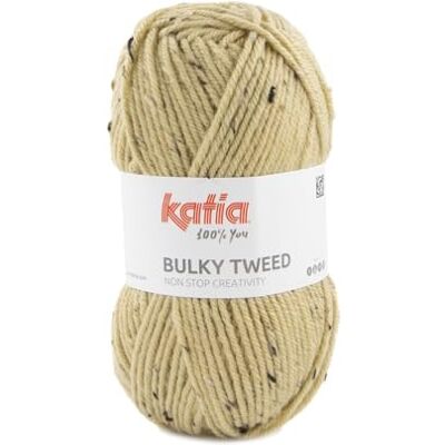 Katıa Bulky Tweed di un acrilico in gomitoli da 100 grammi e 150 metri. (205 Beige) Katıa Bulky Tweed di un acrilico in gomitoli da 100 grammi e 150 metri. (205 Beige)