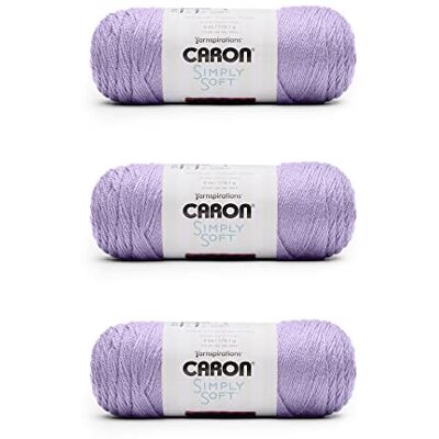 Caron Simply Soft Orchid Filati Confezione da 3 pezzi da 170 g/6 oz Acrilico 4 M (pettinato) 315 m Maglieria/uncinetto Caron Simply Soft Orchid Filati Confezione da 3 pezzi da 170 g/6 oz Acrilico 4 M (pettinato) 315 m Maglieria/uncinetto