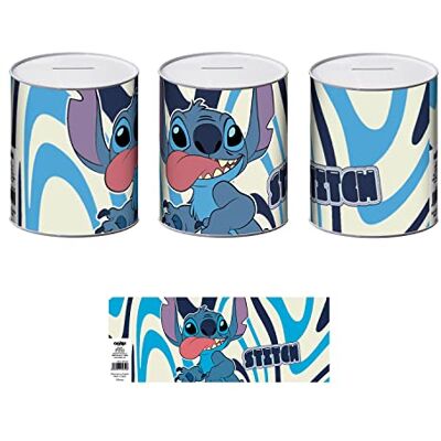 ARDITEX WD15612 Salvadanaio in metallo da 10 x 10 x 12 cm di Disney-Lilo & Stitch ARDITEX WD15612 Salvadanaio in metallo da 10 x 10 x 12 cm di Disney-Lilo & Stitch