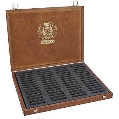 Schmincke Pastello, scatola vuota per 60 colori, 77 960 097, grande scatola di legno per 60 pastelli, per il riempimento individuale con pastelli sopraffini Schmincke Pastello, scatola vuota per 60 colori, 77 960 097, grande scatola di legno per 60 pastelli, per il riempimento individuale con pastelli sopraffini