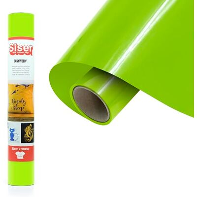 SISER ® EasyWeed® Lime, 30cm x 1mt, vinile termotrasferibile termoadesivo per personalizzare i tessuti, hobby creativi, certificato VeganOk e Oeko-Tex standard 100 classe I. SISER ® EasyWeed® Lime, 30cm x 1mt, vinile termotrasferibile termoadesivo per personalizzare i tessuti, hobby creativi, certificato VeganOk e Oeko-Tex standard 100 classe I.