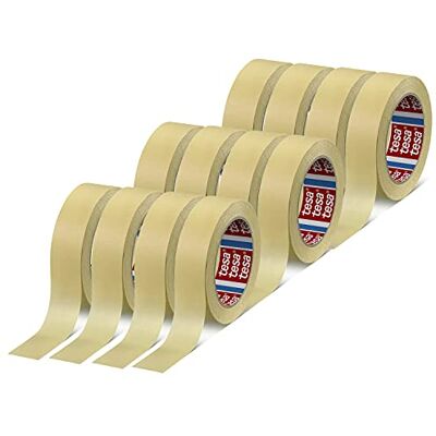 Tesa - Nastro di copertura 4323 - Pittura leggera in interni, Beige, 50m x 25mm - Nastro di copertura Tesa - Nastro di copertura 4323 - Pittura leggera in interni, Beige, 50m x 25mm - Nastro di copertura