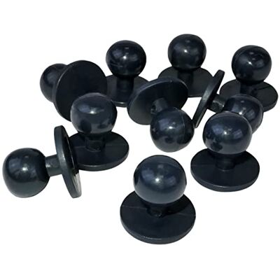 Aerzetix C56555 Set di 10 Bottoni a sfera per giacca di cuoco Ø17.4x16.8mm colore blu scuro in plastica pasticcere panettiere abbigliamento artigianato maglia Aerzetix C56555 Set di 10 Bottoni a sfera per giacca di cuoco Ø17.4x16.8mm colore blu scuro in plastica pasticcere panettiere abbigliamento artigianato maglia